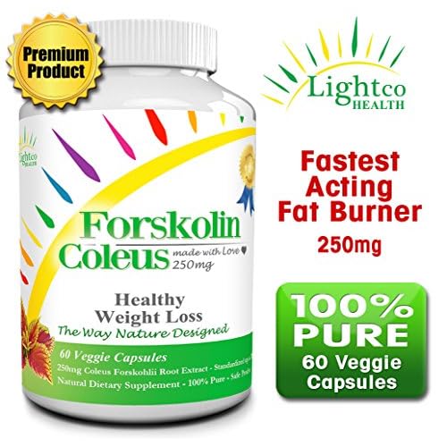 Forskolin Coleus Forskohlii ★ 250mg Standardized to 20% ★ Fastest Acting Natural Weight Loss Supplement ★ FREE... image