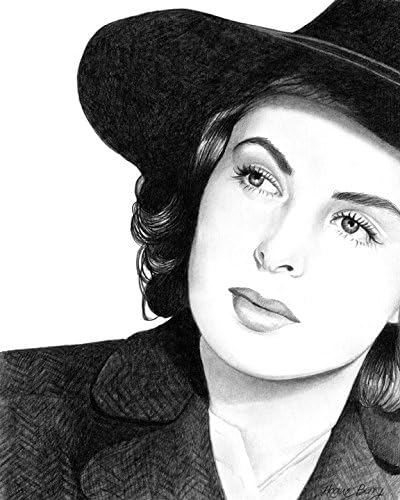 Ingrid Bergman, Vintage Hollywood, 8x10 Art Print by Wendy Hogue Berry