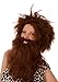 Kangaroo Costumes - Prehistoric Caveman Wig & Beard; Unisex