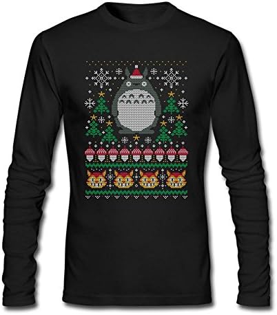 Men's My Christmas Guest Best Gift Long Sleeves Tshirt Black