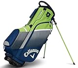 Callaway Golf 2018 Chev Stand Bag, Navy/ Silver/ Green