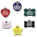 LuckyPet Durable Plastic Pet ID Tag - Outlasts Aluminum Tags for The Same Price - Custom Engraved - Medium Blue Bone