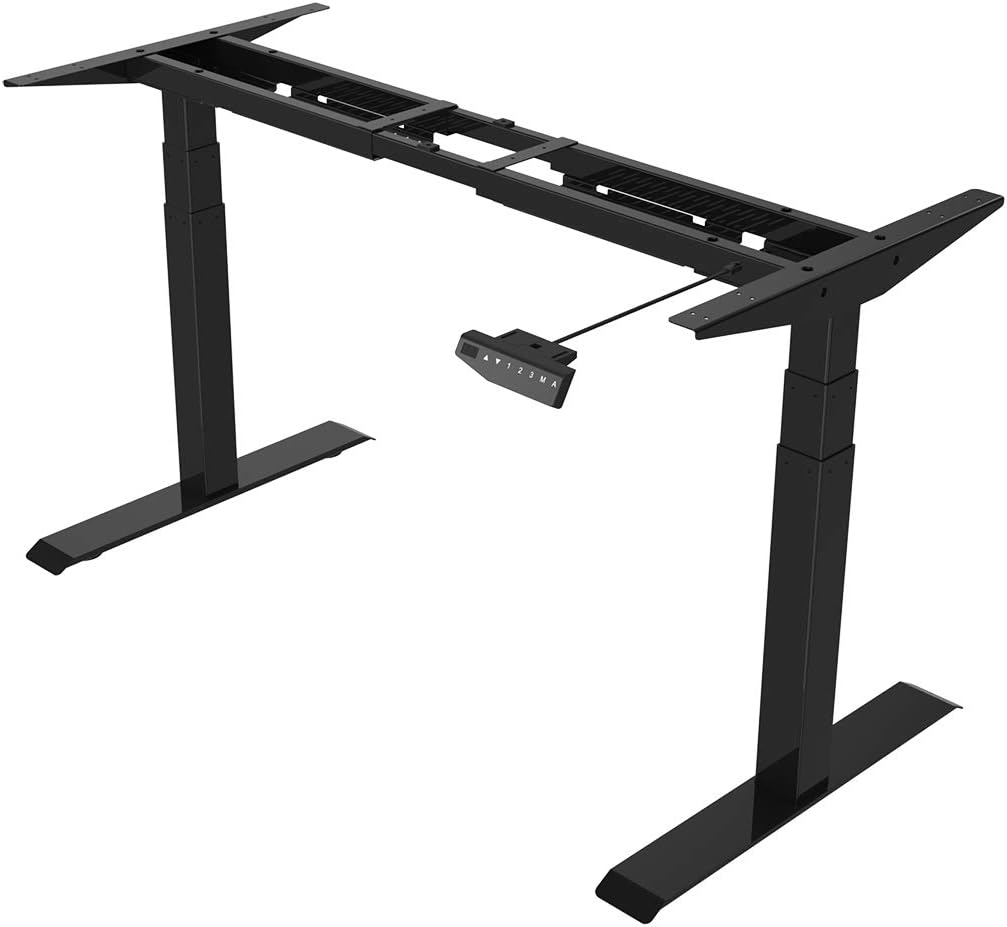 E6B Height Adjustable Electric Standing Desk Frame Only ThreeStage