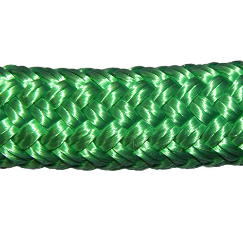 Knotty Girlz Premium 9/16" Double Braid Polyester Yacht Rope Horse Lead Rope Natural Horsemanship w/Loop or Snap 12ft. or 14ft. lengths