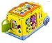 WolVol Self Driving School Bus Toy with Lights and Sounds for Kids, Learning and Activity Functions & Very Interesting Movements
