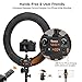 Inkeltech Ring Light - 18 inch 2700K-5600K Dimmable Bi-Color Light Ring, 60W LED Ring Light with Stand, Lighting Kit for Vlog, Selfie, Makeup, YouTube, Camera, Phone - LCD Screen & Remote Control