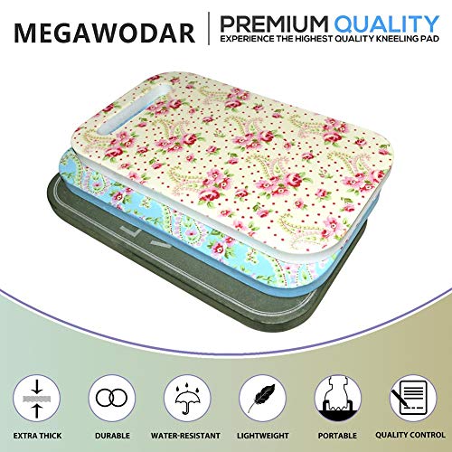 3-Pack Gardening Kneel Pads for Knee Protection, Garden Kneelers, Bath Floor Yoga Kneeler Mat, Garden Kneeling Cushions Baby Tub Bathing, Car Repair, House Chores