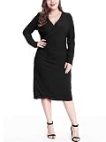 Wedding Occasion Dresses for Women Ladies, Lolittas Vintage Sexy Midi Long Evening Prom Party Skater Swing Long Sleeve Plus Size