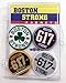 Boston Strong Teams 4-Piece Magnet Set