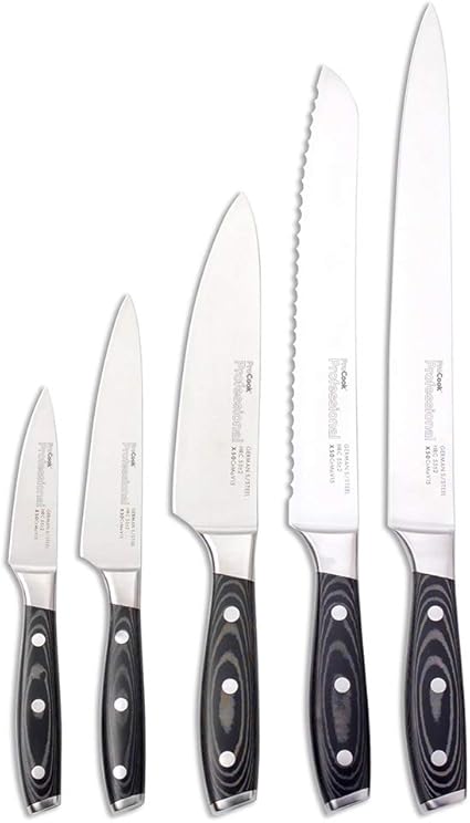 ProCook Professional X50 Knife Set - 5 