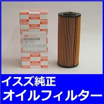 いすゞ Isuzu 純正オイルフィルター エルフ06 12 4jj1 純正品番 8 858 0 車用オイルフィルター 車 バイク Amazon