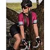 Dames Triathlon korte mouw fietskleding fietsets $1456 (Color : Women skinsuit089, Size : XX-Large)