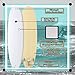 SBBC - 6’8 Soft Top Surfboard - || 6ft 8in Casper || - Fun Performance Hybrid Foam Surfboards | Great Surf Boards for All Surfing Skill Levels