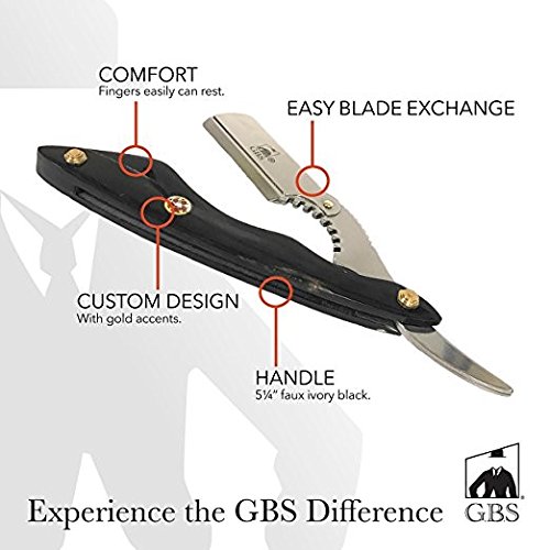 Gbs classic straight edge razor barber shavette profess…