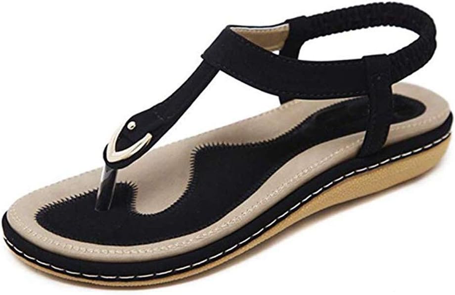 SOCOSANDS Women's Comfy Sandals, Comfort Slip On Summer's Sandals