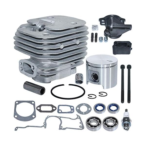 Kolben und Zylinder Kit fÃ¼r Husqvarna 61 & Jonsered 625 630 MotorsÃ¤ge, AUMEL Cylinder + Kolben + Dichtungssatz + Ãldichtung + Kugellager + ZÃ¼ndkerze Ersatzteile ZubehÃ¶r 26 in 1 – Bild 5