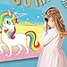 Pin The Horn on The Unicorn Game - Magical Party Supplies for Kids Fun Rainbow Birthday Party (24 Stickers) - Buy as a Gift or Wall Decoration for Your Child | Alpine Celebrations