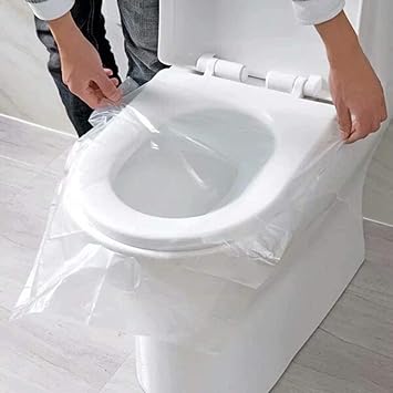 Amazon Com 50 Pcs Disposable Travel Plastic Toilet Seat Waterproof Portable Wc Cushion Toilet Cushion For Baby Pregnant Mom Independent Packaging Suitable For Travel Baby Amazon Com 50 Pcs Disposable Travel Plastic Toilet Seat Waterproof Portable Wc Cushion Toilet Cushion For Baby Pregnant Mom Independent Packaging Suitable For Travel Baby