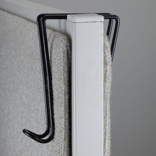 Officemate® Wire Cubicle Hook, 1 Sided, Black Pricepulse
