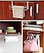Pano Updated Size Paper Towel Holder Under Cabinet Stainless Steel Paper Rolls Rack Organizer 11.8