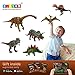 BLAGOO Dinosaur Toys with Moving Parts 6 Figures up to 10.6 inches Super Big Set #2 including Free Augmented Reality 4D Cards