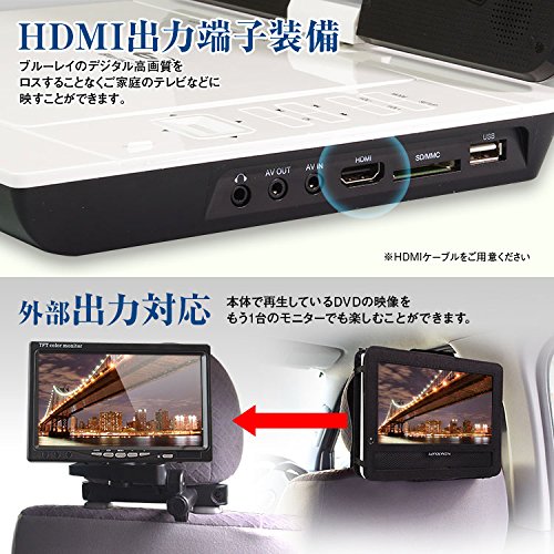 正規販売店 B07bqv4243 カードスロット搭載 キット付き Usb Sd 車載用 Wsvga液晶採用 シガーソケット付き Acアダプター リアモニター 車載バッグ リージョンフリー ポータブル Dvdプレーヤー 10 1インチ Blu Ray ブルーレイプレーヤー ポータブル ブルーレイ 正規販売店 B07bqv4243 カードスロット搭載 キット付き Usb Sd 車載用 Wsvga液晶採用 シガーソケット付き Acアダプター リアモニター 車載バッグ リージョンフリー ポータブル Dvdプレーヤー 10 1インチ Blu Ray ブルーレイプレーヤー ポータブル ブルーレイ