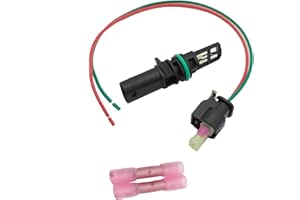 JSNOOKN Air Charge Temperature Sensor and Connector Pigtail Harness for Chrysler Pacifica Voyager 300 200, Dodge Durango Challenger Charger Avenger, Jeep Gladiator Grand Cheroke, Ram 1500 5149182AB 5149182AA