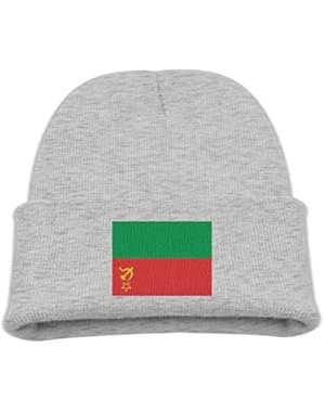Flag Of Burkina Faso Kid's Hats Winter Funny Soft Knit Beanie Cap Children Unisex