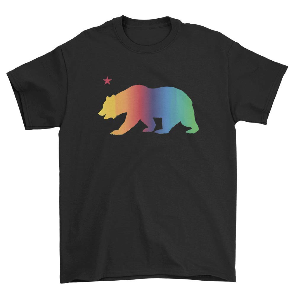 California Bear Pride Love Equality Lgbt Rainbow T-shirt