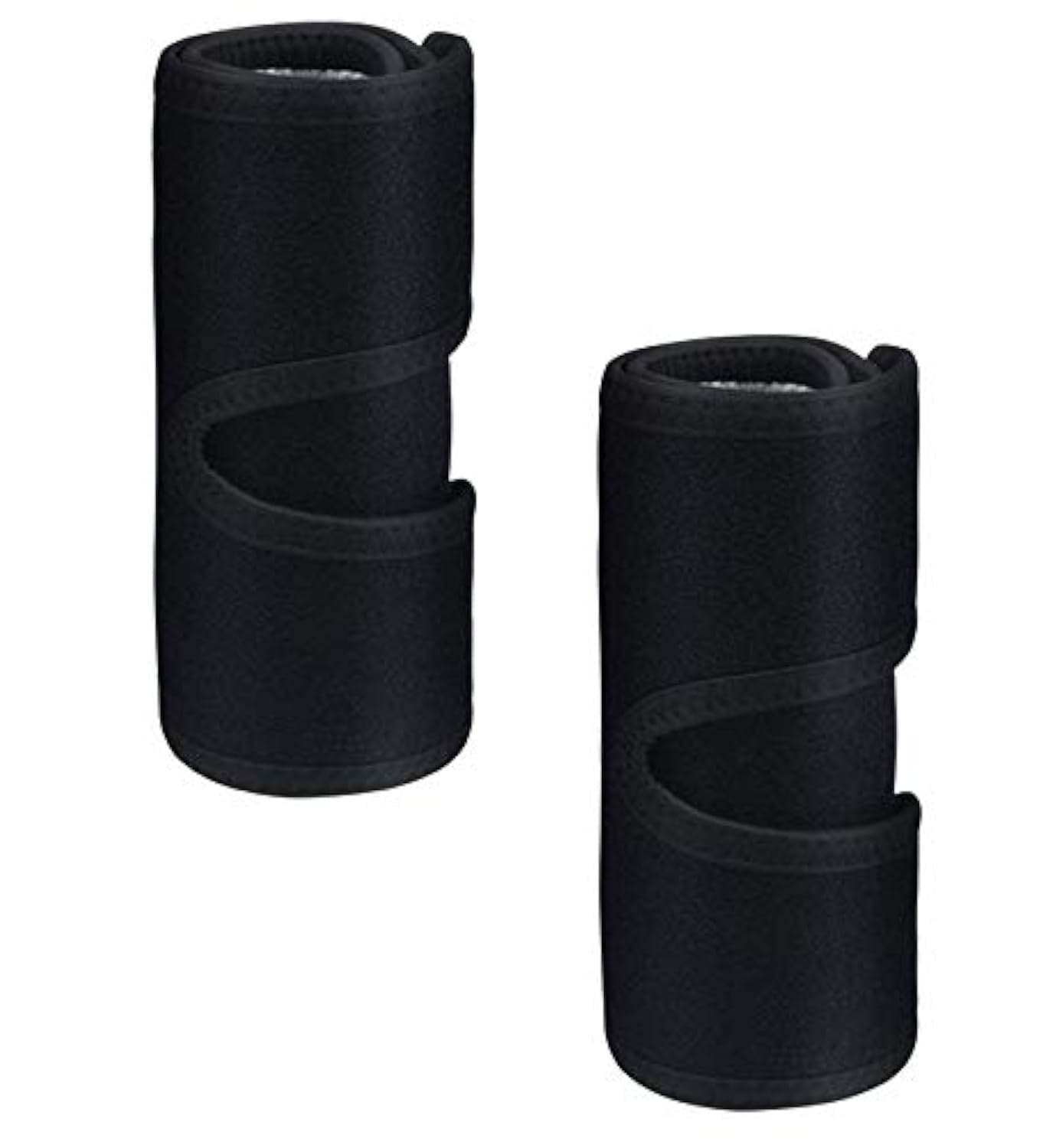 Xemz Arm Fat Burning Trimmers, 2 Pcs Sauna Sweat Band Sweating Slimming Sleeves, Adjustable Sports Arm Guard Women Men Exercise Slimmer Wraps, Increase Sweating Heat Circulation & Lose Fat (black)