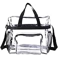 SHERCHPRY Clear Stadium Approved Shoulder Bag - Transparent PVC Crossbody Purse, 30x30x15cm, Large Tote - View #10