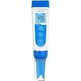 Apera Instruments Premium Series ORP60 Pocket ORP Tester Kit, Replaceable Platinum ORP Probe, 1 mV/&plusmn;0.2% F.S Accuracy, &plusmn;1000 mV Range