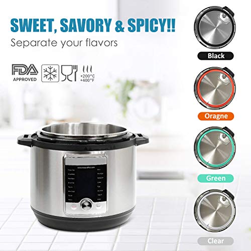 Silicone Sealing Ring for 6 Qt, Replacement Seal Gasket for Instant Pot