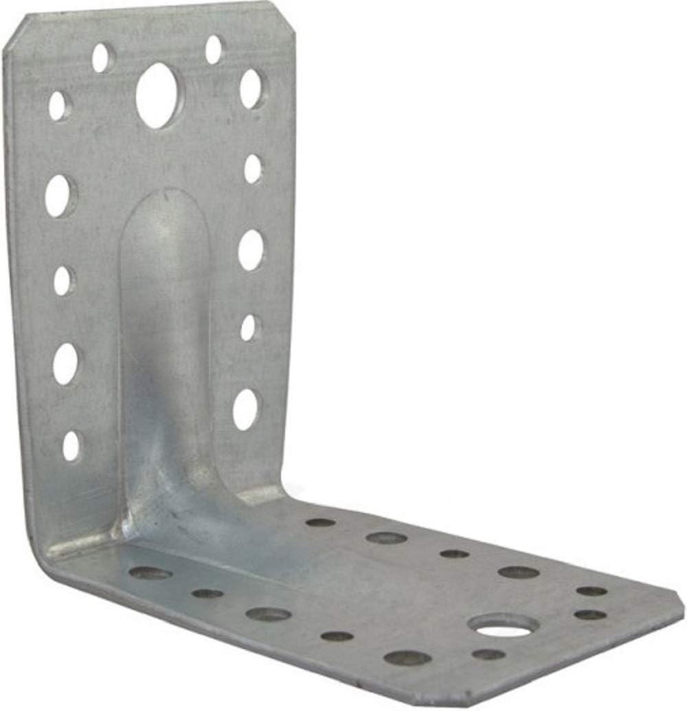 KP1/2 Corner Angle Brace Bracket Right L Reinforced Galvanized Steel Joint Support Braces Lot (20)