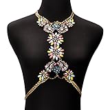 2017 Spring Summer Fashion Colorful Body Statement Vintage Necklace - BN201601