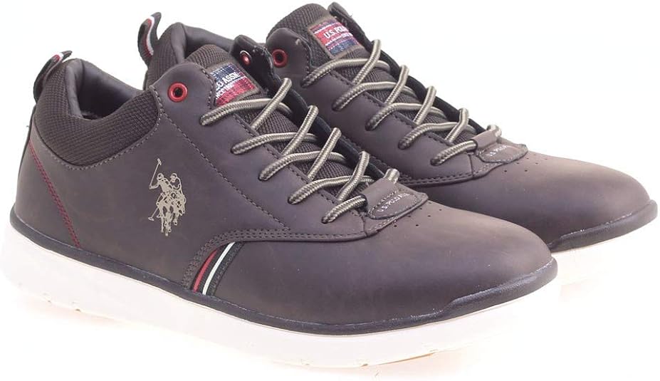 US Polo Sneakers DkBrown Multicolour Size 8 UK Amazon.co.uk Shoes & Bags
