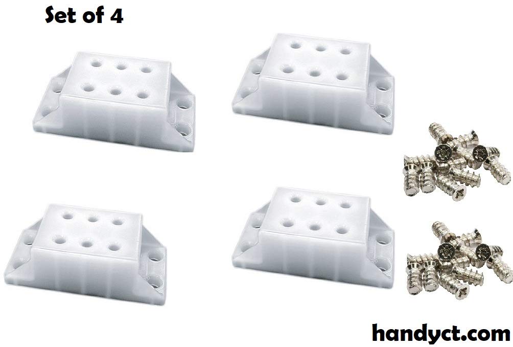 4 Blum 1" Side Spacers with Screws for Interior RollOut Shelves, One