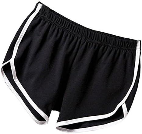 Women Casual Loose Cotton Elastic Waist Yoga Sports Running Short Pants