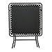Caravan Canopy Sports Textilene Table, Black, Black