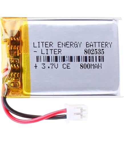 Batería De Polímero De Litio LP552035 De 3,7 V Y 350 MAh, 0,5 C-1 C | PKCELL