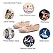 CIOR Ballet Slippers For Girls Classic Split-Sole Canvas Dance Gymnastics Yoga Shoes Flats(Toddler/Little Kid/Big Kid),VTW01,Black,28