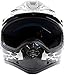 Youth Kids Offroad Gear Combo Helmet Gloves Goggles DOT Motocross ATV Dirt Bike Motorcycle Silver Black - XL