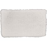 White Dollhouse Carpet, Dollhouse Miniature Carpet, Fluffy Mini Dollhouse Rug, Doll House Rug, Parent-Children Interaction Lightweight Dollhouse Decor for 1/12, 1/8, 1/6 Dollhouse (Square L)