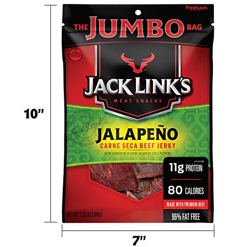 Jack Link's Beef Jerky, Jalapeno, 5.85oz