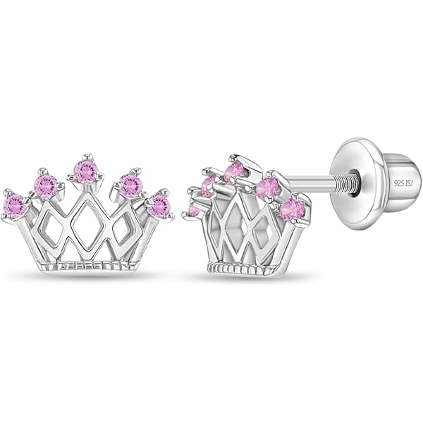 Pendientes Luxenter Essential De Plata De Ley 925 Y Circonita Brillante Con Acabado En Baño De