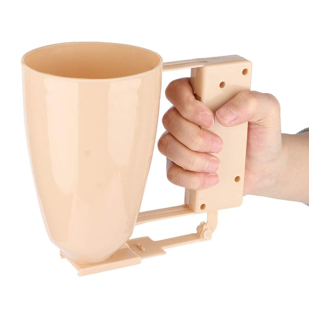 Pancake Batter Dispenser,Batter Separator Cupcakes Pancakes Cookie Cake Waffles Manual Batter Dispenser Cookie Cake Waffles Separator Pancake Cup Mix Maker Handheld Kitchen Baking Tool