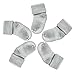 VWU 5/6 Pairs Baby Solid Color Cuff Socks Thick Cotton Anti Slip Socks 1-3Y