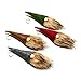 Handmade Swedish Tomte Christmas Tree Ornaments Hanging Set - Santa Decoration Scandinavian Gnome - Holiday Home Ornaments, 3 Packs