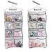 Hanging Closet Organizer with 16 Large Pockets Stores Bras, Underwear, Clothes, Stockings, Socks, Jewelry, Toiletries, Baby, Household & Children Accessories - Durable Dual-Sided Storage Saves Space