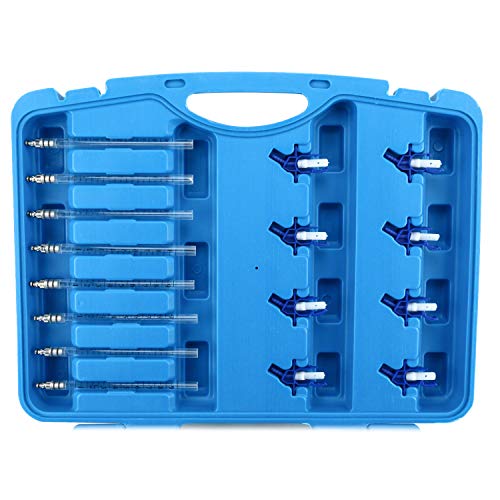 FreeTec Diesel Flow Meter Kit & Adapter 8 Cylinder Plastic Rail Set Common Rail Adaptor Test Tool